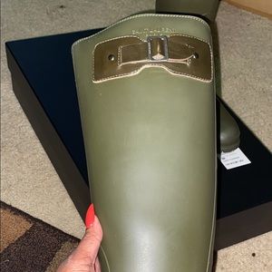 Saint Laurent rain boots